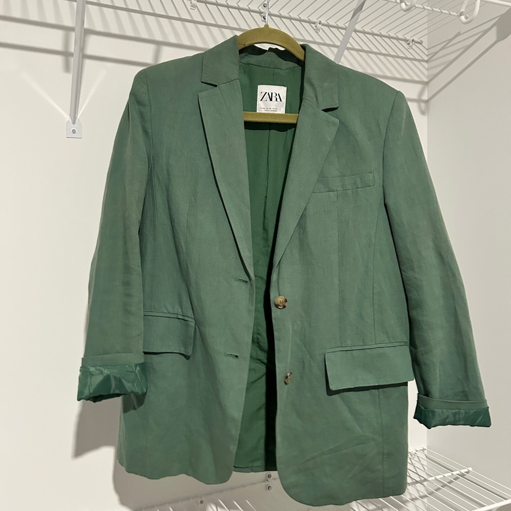 Zara Green Blazer